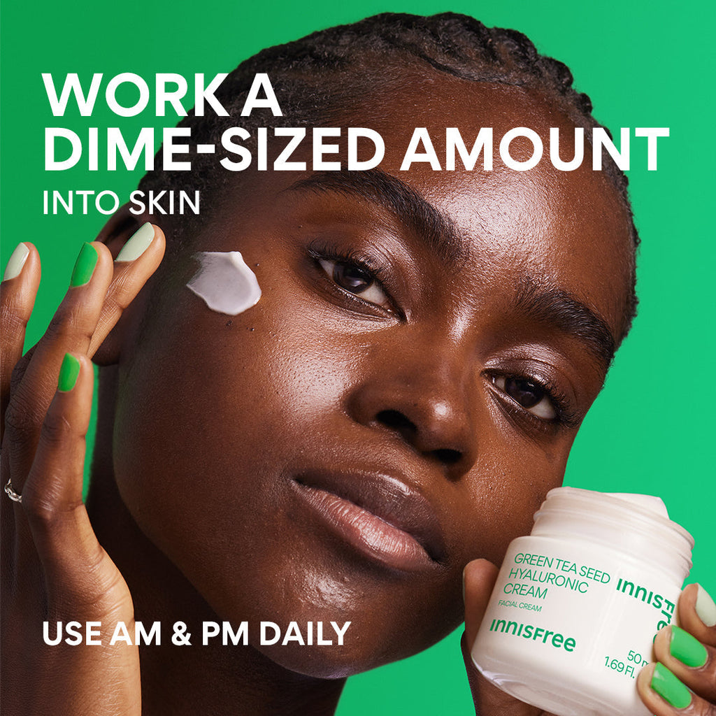 Green Tea Seed Hyaluronic Acid Cream – Face Moisturizer